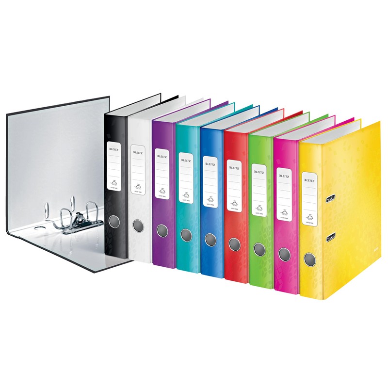 Leitz Wow 180° Lever Arch File, Red Lever Arch File,