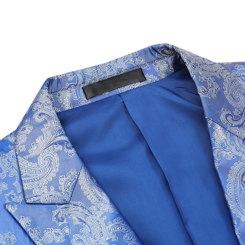 Cloudstyle - Traje de cachemira para hombre, ajuste delgado, con