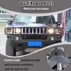 Lcojicep 2PCS Front Headlight decorationCompatible with Hummer H2 2003-2009, Front