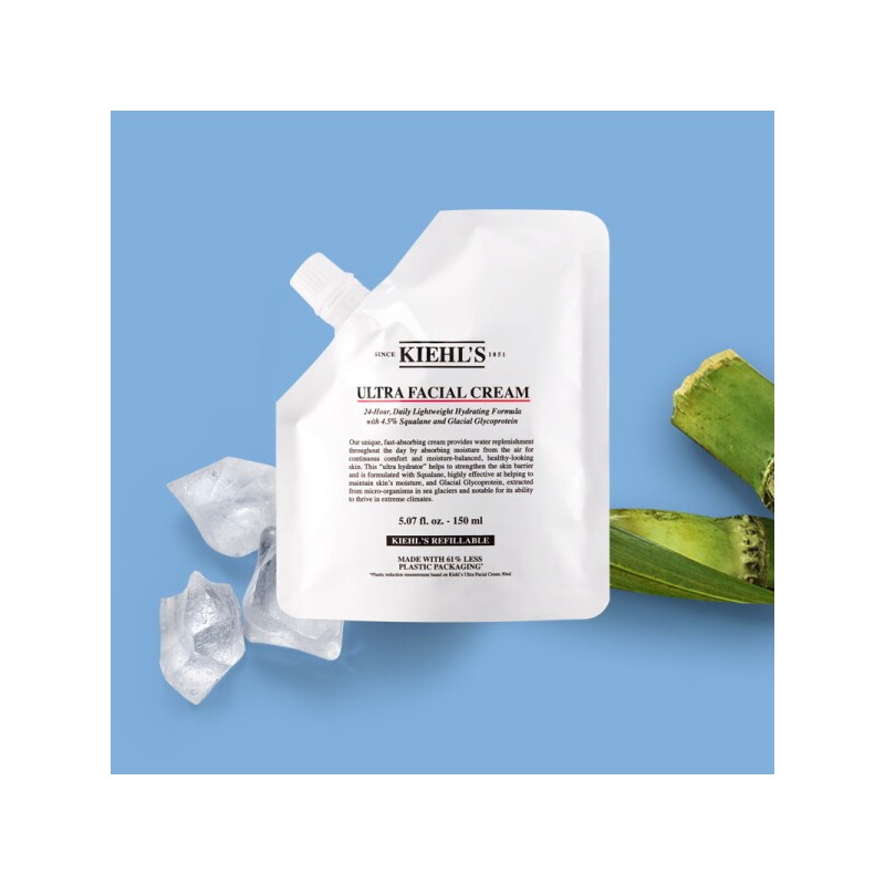 Kiehl's 키엘 NEW 울트라 훼이셜 크림 리필 파우치 4.0세대 150ml