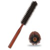 Boar Bristle Hair Brush for Women and Men, Small round