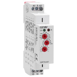 GRT8 M1 Multifunction Time Relay IGEYAPA 16A AC 230V with 10 Relay Timer Control Delay Function Mode DIN Rail Electronic Relays of Wide Time Delay Range for 0.1 Seconds to 10 Days