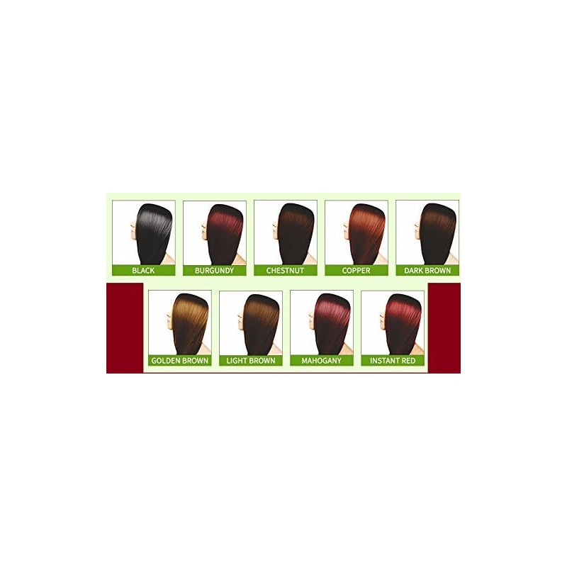 Noorani - Henna para cabello (6 x 10 g), color