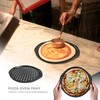 AZKEEGREY 2 Pack 14 inch Pizza Trays for Oven Non