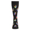 MeMoi - Calcetines coloridos para hombre Hanukkah Dreidel, Negro -,