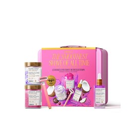 Truly Beauty Ultimate Smooth Legend Shave Set | 3-Step Kit with Body Scrub, Shave Butter, After Shave Oil, Razor & Fuzzy Bag | Prevents Ingrowns & Redness | Soothing Shave Kit for Smooth Skin (5 Pc)