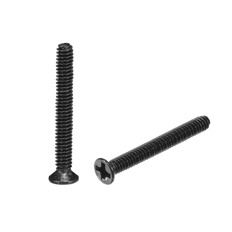 sourcing map Pack of 150 Phillips Flat Head Screws M2