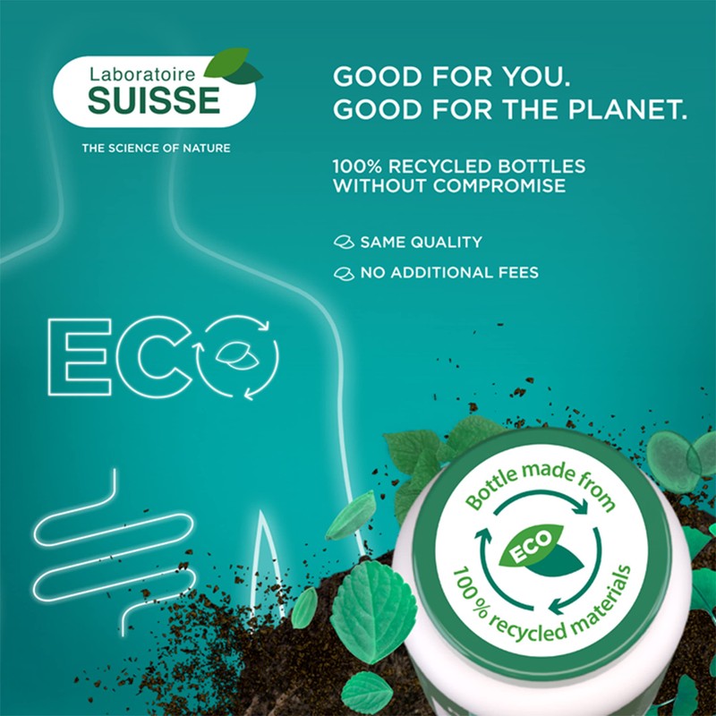 Laboratoire Suisse Probiotic 12 Billion – Healthy Gut Flora –