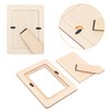 GNIEMCKIN 35 PCS 3.16 x 4.7 Inch Wooden Picture Frames,