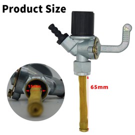BCENG Fuel Tap with 2 Accessories, Fuel Tap with Water Bag, Fuel Tap with Brass Strainer and Water Bag, Compatible with Simson S/SR50/60/80 S51 50 MZ ETZ125/150
