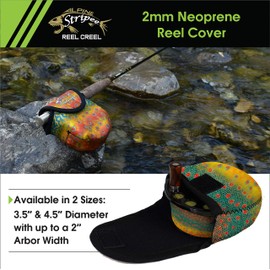 Stripee Reel Creel | Neoprene Fly Fishing Reel Cover | Small Fits 2.5"-3.5" Diameter Spool w/ 1″-1.50″ Arbor Width | Regular Fits 3.5"-4.5" Diameter Spool w/ 1.25″-2.0″ Arbor Width (Regular)