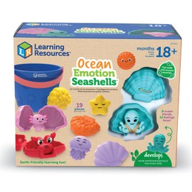 Learning Resources Ocean Emotions Seashells, Ocean Animals Figures, Seaside Game, Sand Toys, Sensory Toys, Sensory Bin, Toddler Outdoor, Preschool Classroom Must Haves, Montessori
