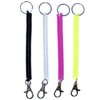 Swing Back Belt Loop Easy Installation Coil Key Holder Pink