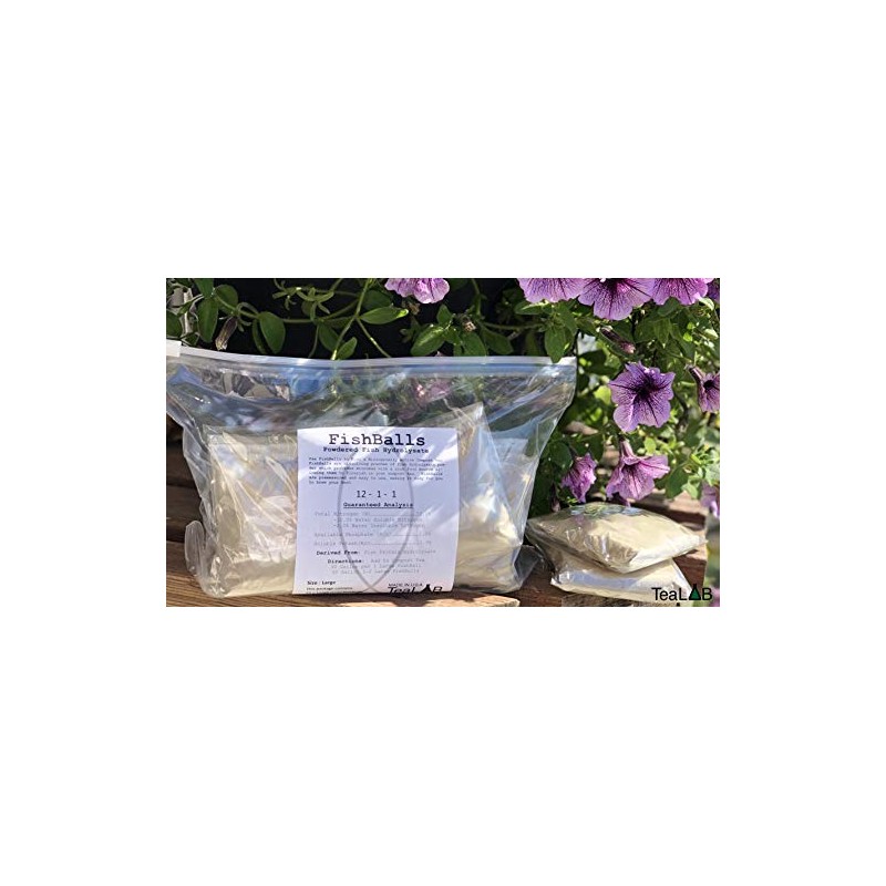 FishBalls: Dissolving Pouches of Fish Hydrolysate Powder (12-1-1) (10, Large)