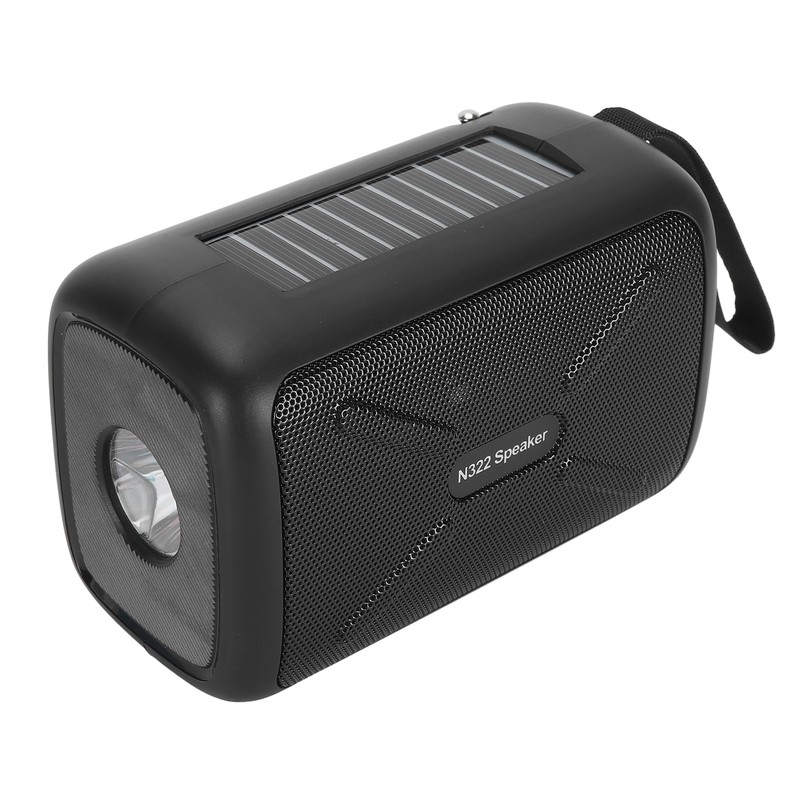 Portable Solar FM Radio Support USB Memory Card AUX Input