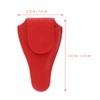 Angoily Bolsa para tijeras de uñas, funda de piel, soporte