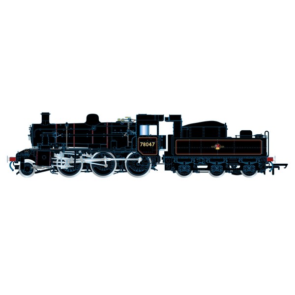Hornby R3836 BR, Standard 2MT, 2-6-0, 78047 - Era 5 Locomotive - Steam