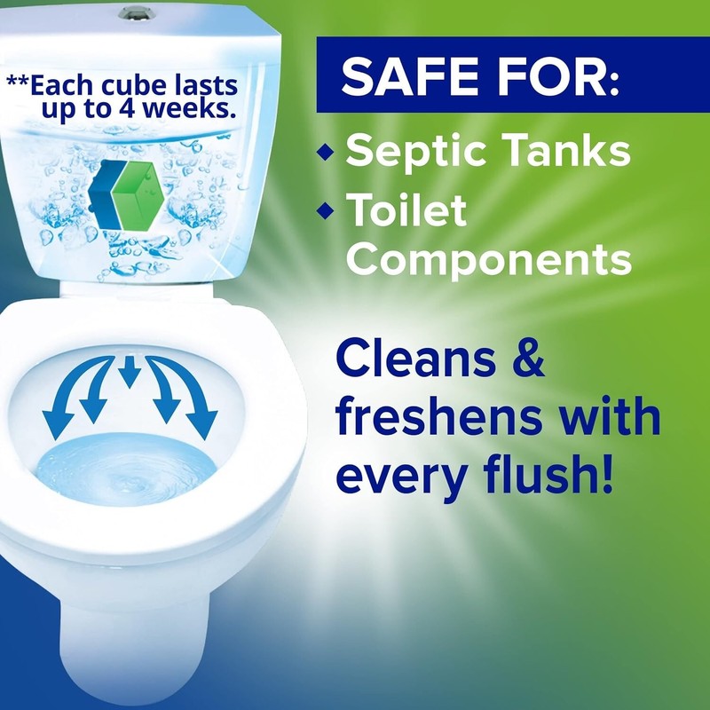 Soft Scrub in-Tank Toilet Cleaner Duo-Cubes, Alpine Fresh, 4Count