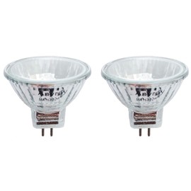 Anyray (2-Bulbs) Clear MR11 12Volt 5Watt Christmas Decorations Reflector Fiber Optic Light Bulb W 12V 5-Watts