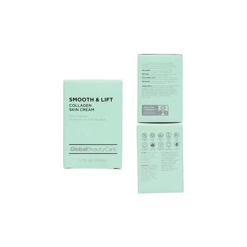 Kit Facial Colágeno Smooth & Lift Global Beauty Care 4