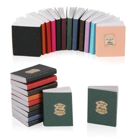 36pcs Miniature Books, 1:12 Scale Miniatures Dollhouse Books Assorted Tiny Christmas Pretend Play Toy Timeless Mini Dollhouse Decoration Accessories for Boys and Girls, Bedroom, Study Room