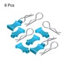 MECCANIXITY 6pcs RC Body Clips with Pull Tabs for 1/8