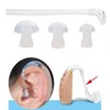 DeaHea 3 Set Hearing Aid Ear Plug Replacement Silicone BTE