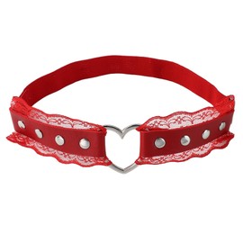 Garters for Bride,Red Garter for Bride Accessories Bridal Garters Set Leg Thigh Wedding Accessories Lace Prom Garter Belts for Women Leg Harness Thigh Strap Bands 1Pcs