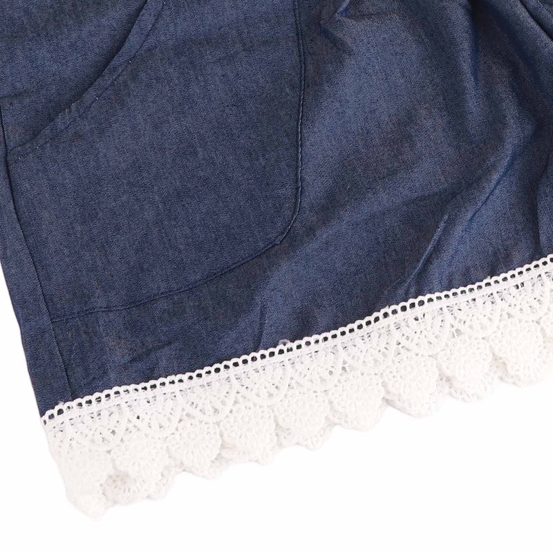 Maternity Denim Shorts Thin Soft Breathable Drawstring Fashionable Pregnancy Support