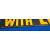 Rare All The Way LBJ Bumper Sticker 10” NOS