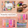 120 Colours Matte Make-Up Eyeshadow Palette, Eye Makeup Palette Glitter,