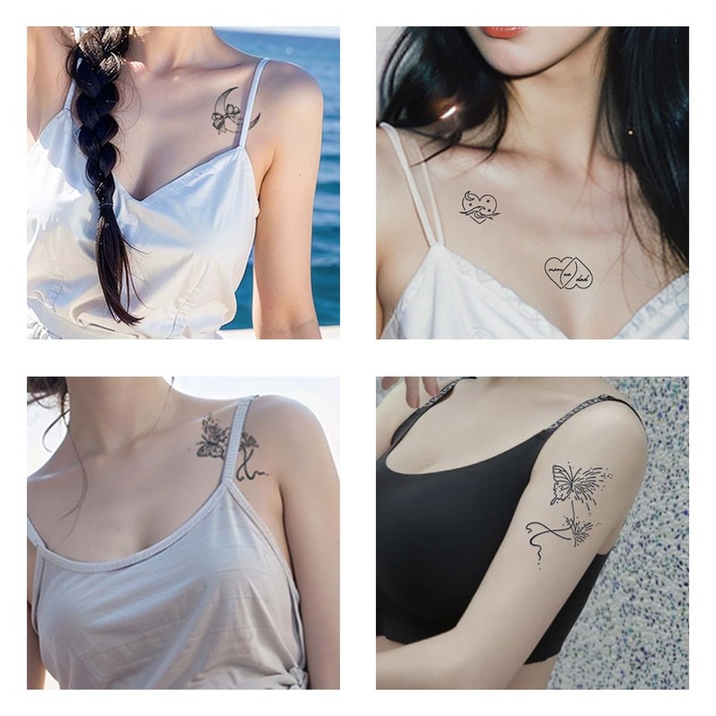 LeTradeJP 3 Pcs Tattoo Stickers for Full Color 2-3 Days