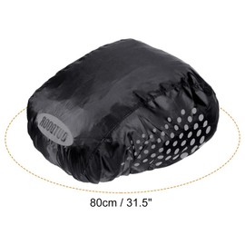QIBZI Helmet Covers Lightweight Unisex Allround Helmet Liner Set Helmet Liner Set Helmet Liner 1 Piece Black Helmet Cover and Set of 10 Black Helmet Liner