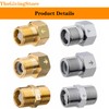 1/4 Inch Brass Check Valve, 1/4" Female to 1/4" male