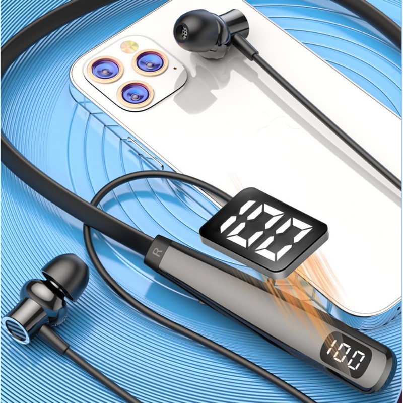 Neckband Bluetooth Headphones(Black)