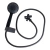 IMP Kit Ducha Regadera Telefono Modulable Negro Mate Accesorios