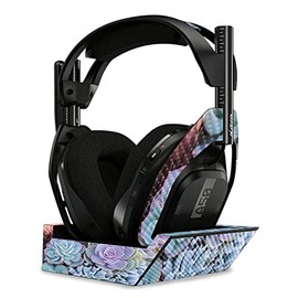 MightySkins Carbon Fiber Skin Compatible with Astro A50 Wireless Headphones + Base Station (Gen 4) - Succulent | Protective, Durable Textured Carbon Fiber Finish | Easy to Apply | Made in The USA