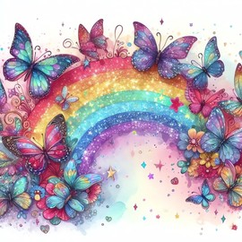 Rekxtmo DIY Butterfly Diamond Art Kits for Adults, 5D Diamond Painting for Beginners, Diamond Dot, Small Gem Painting Kit, Dimond Art Paintings Kit, Crafts for Adults, Home Wall Decor Gifts 14x14inch