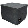 Car Audio Single 10" Vented Subwoofer Stereo Sub Box Ported