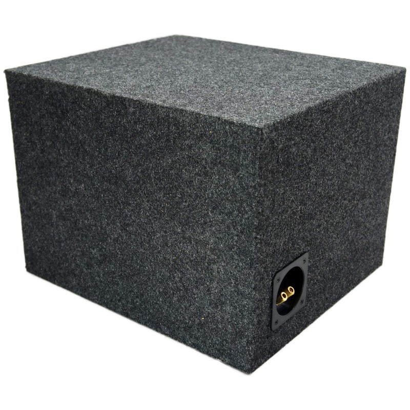 Car Audio Single 10" Vented Subwoofer Stereo Sub Box Ported
