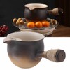 Chinese Ceramic Tea Pot Portable Versatile Large Capacity Side Handle
