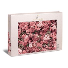 Ulmer Puzzleschmiede - Puzzle "Red Roses": 1000 pieces jigsaw puzzle - Flowers and blossoms puzzle. For all who love red roses