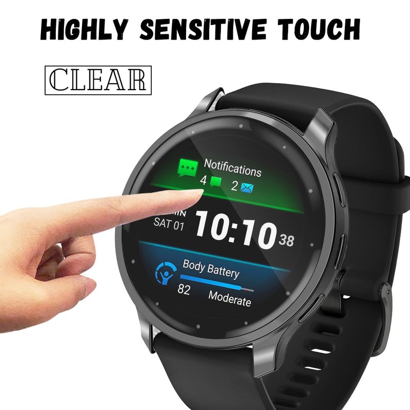 Niboow Case [Pack of 2] Compatible with Garmin Venu 3S,