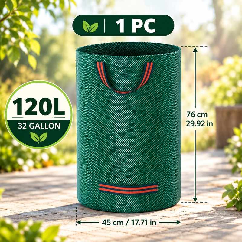 Reusable Garden Waste Bag for Leaf & Yard Debris –