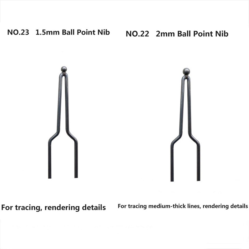 LICHIFIT 23 x 1mm Pyrography Wire Tip Set for 30-50W