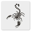 MAGJUCHE Scorpion Stencil 6 Inches, Reusable Scorpion Stencil for Painting