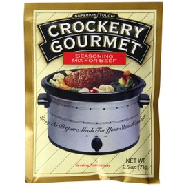 Crockery Gourmet Seasoning Mix For Beef, 2.5 Ounce (Pack of 12)