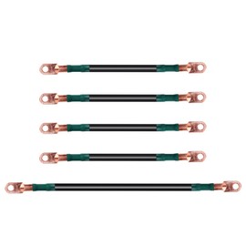 Golf Cart Battery Cable Set for EZGO TXT 1994-up 36V & 48V, 4 Gauge (5-Piece Set)
