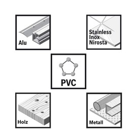 Bosch Pro Hole Saw Progressor, deep cut with power change adaptor, white, 2608580972