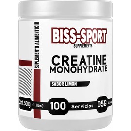 Creatina Monohidratada En Polvo 500g Biss - Sport 100servis.
